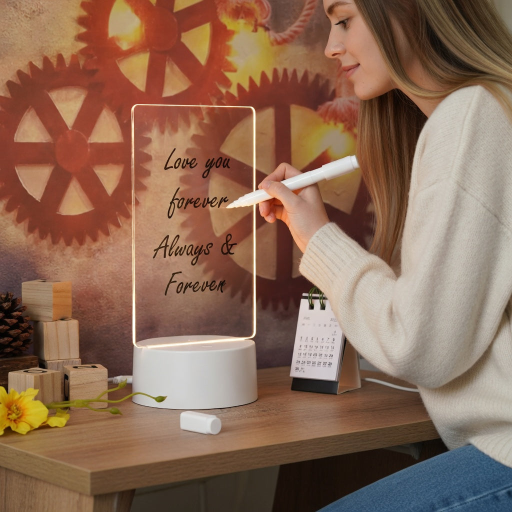 LED Message Board Night Light