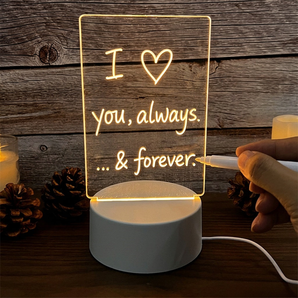 LED Message Board Night Light